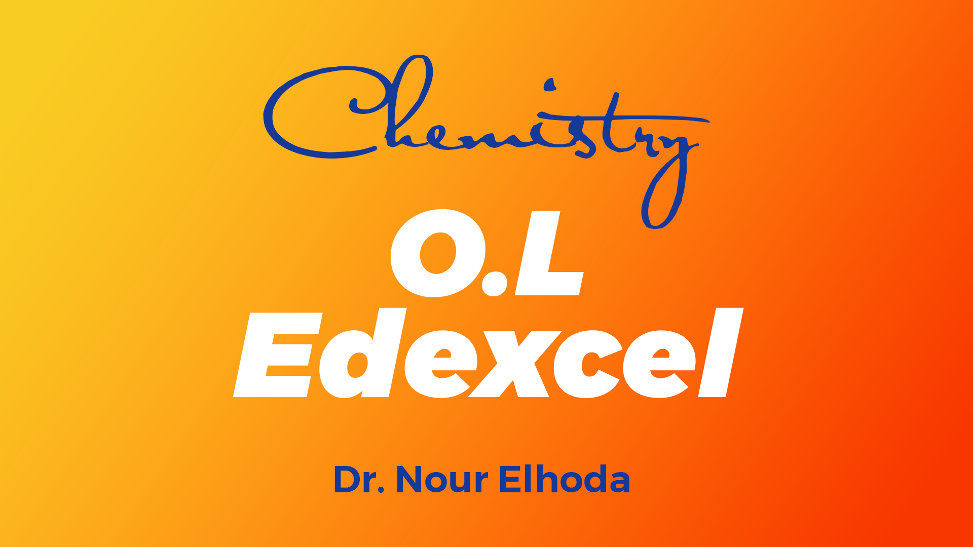 O.L Edexcel